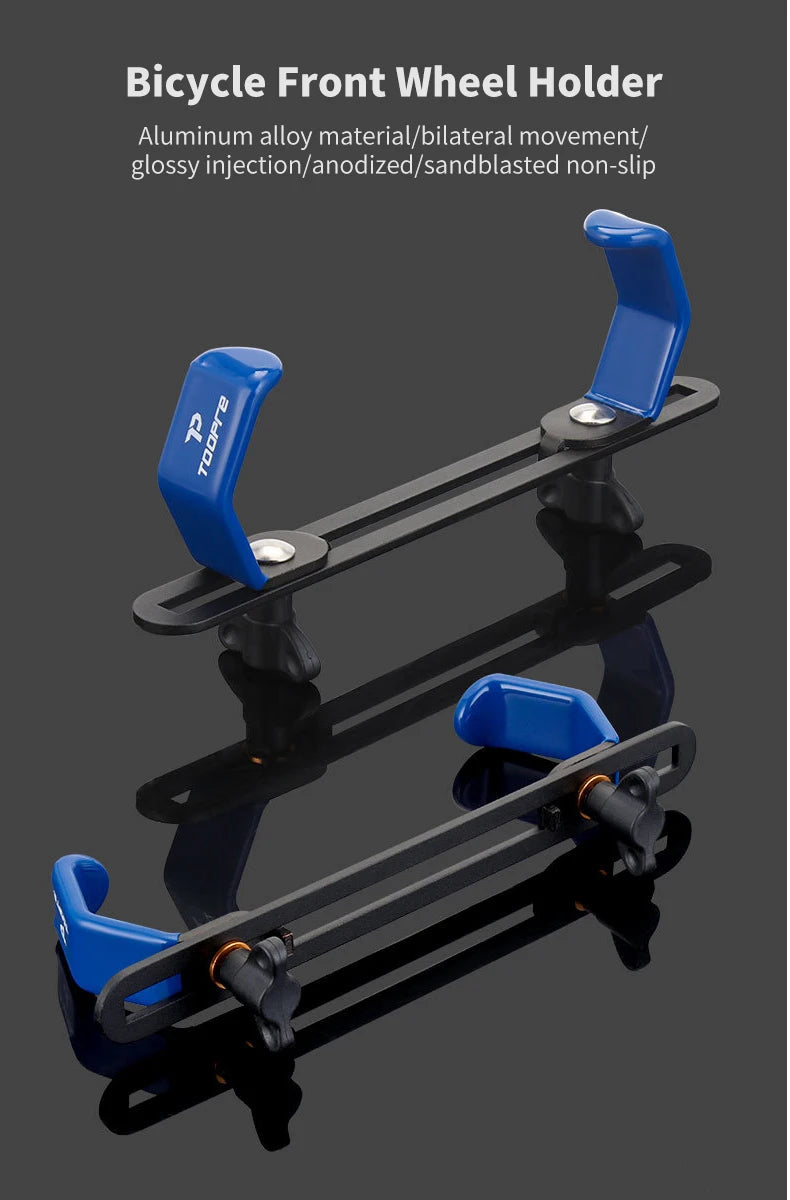 TOOPRE Bicycle Front Wheel Holder Mountain Bike Road Wheel Group Fixing Frame Handlebar Anti Sway Tool