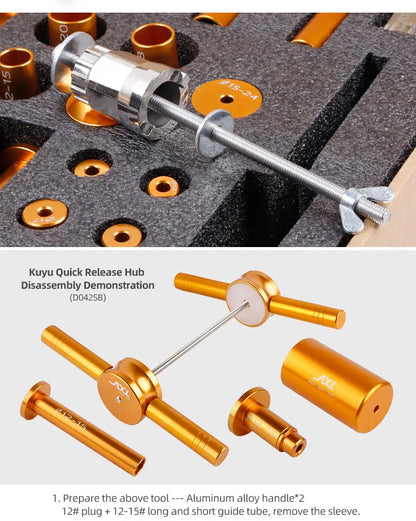 Bicycle Bearing Extractor Installation Removal Tool Kit