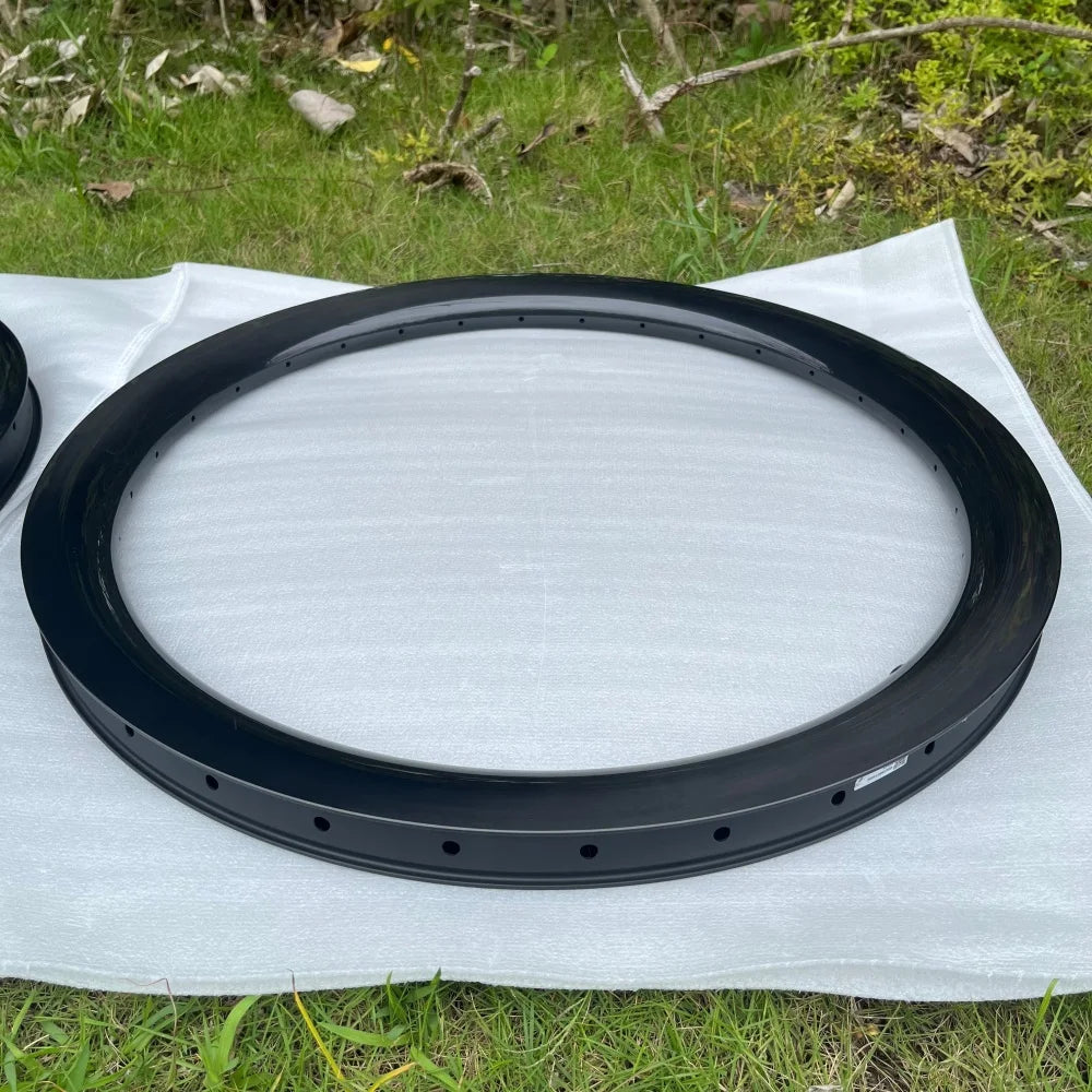 700C Carbon Rim 38mm 36mm Width Tubeless Disc Brake 30 35 40 45 50mm Depth Gravel Bicycle Carbon Rim