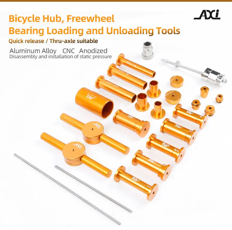 Bicycle Bearing Extractor Installation Removal Tool Kit