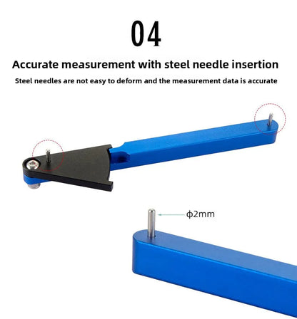 TOOPRE Bicycle Chain Measuring Device Wear Measuring Ruler Mountain Road Bicycle Chain Stretching Detection Tool