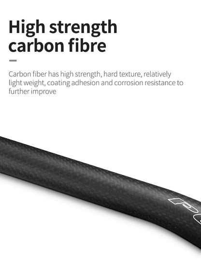 Carbon mountain bike handlebar  MTB 3k 31.8*680 760mm swallow-shaped handlebar