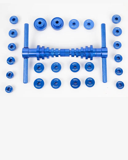 Bicycle Hub/Bottom Bracket Bearing Extractor Installation Press Set