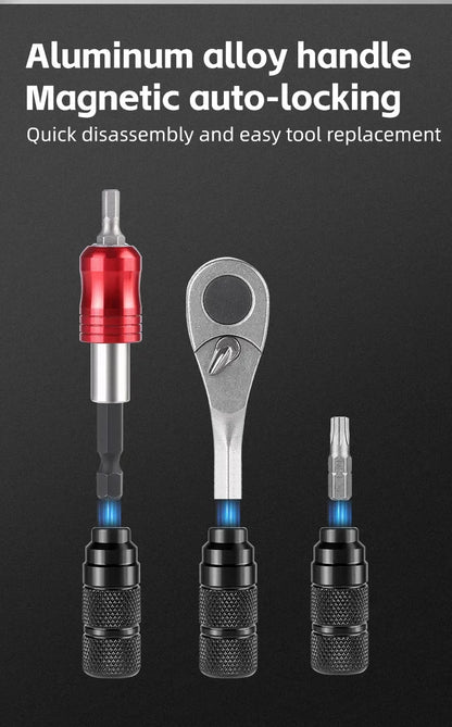 Portable Tool Bag Ratchet Wrench Kit Tire Lever Mini Pump