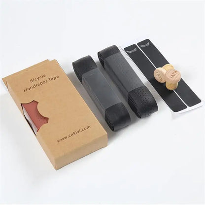Road Bike Handlebar Tape Handmade Anti-Slip Shock Anti-Microfiber Leather Bar Bartape