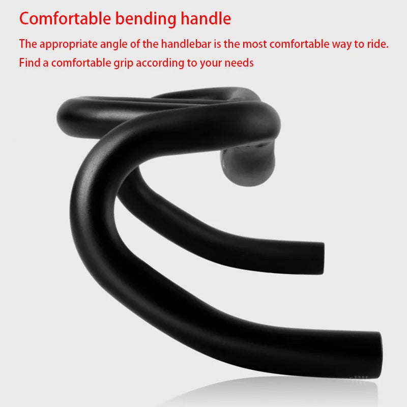 Gravel Bike Drop Bars for Adventure & Commute Comfort Handlebars for Road & Off Road 31.8mm