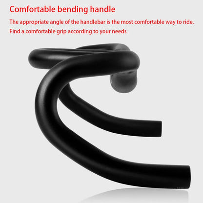 Gravel Bike Drop Bars for Adventure & Commute Comfort Handlebars for Road & Off Road 31.8mm