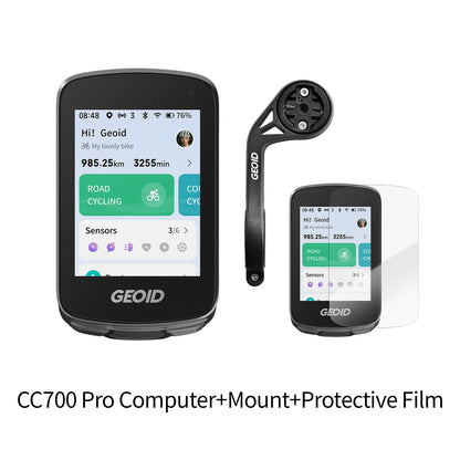 GEOID CC700 Pro Bicycle Computer 2.8-Inch Touchscreen GPS Bike Speedometer with Map Navigation