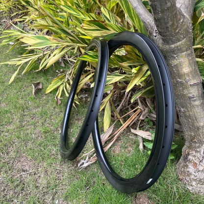 700C Carbon Rim 38mm 36mm Width Tubeless Disc Brake 30 35 40 45 50mm Depth Gravel Bicycle Carbon Rim