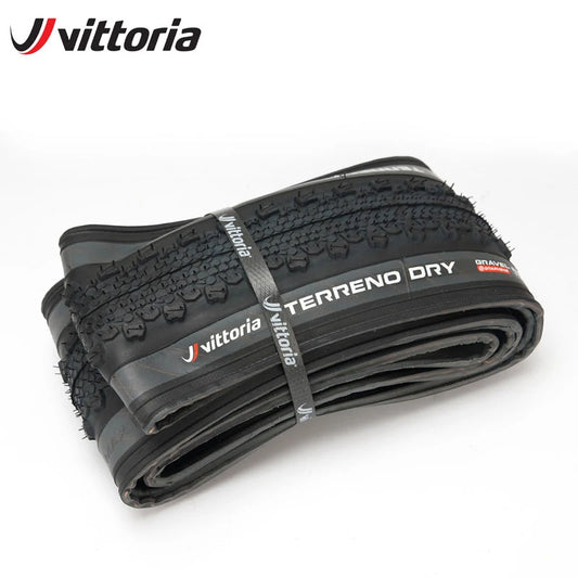 Vittoria Bicycle Road Tubeless Tire 700x33C/37C/40C TERRENO DRY Gravel Endurance 120TPI for Long Distance Cycling