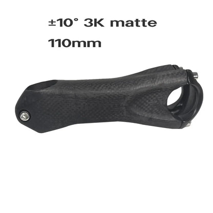 Ultra Light Carbon Stem ±10 Degrees  80-130mm Bicycle bar 31.8mm fork  28.6mm