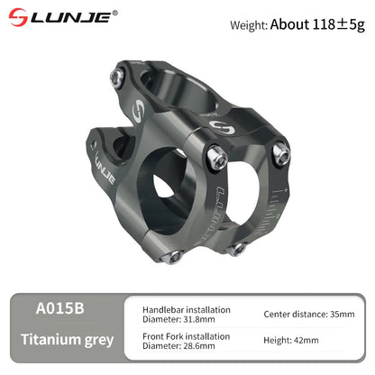 CNC MTB Stem 31.8 Ultralight Handlebar Stem 35mm Aluminum