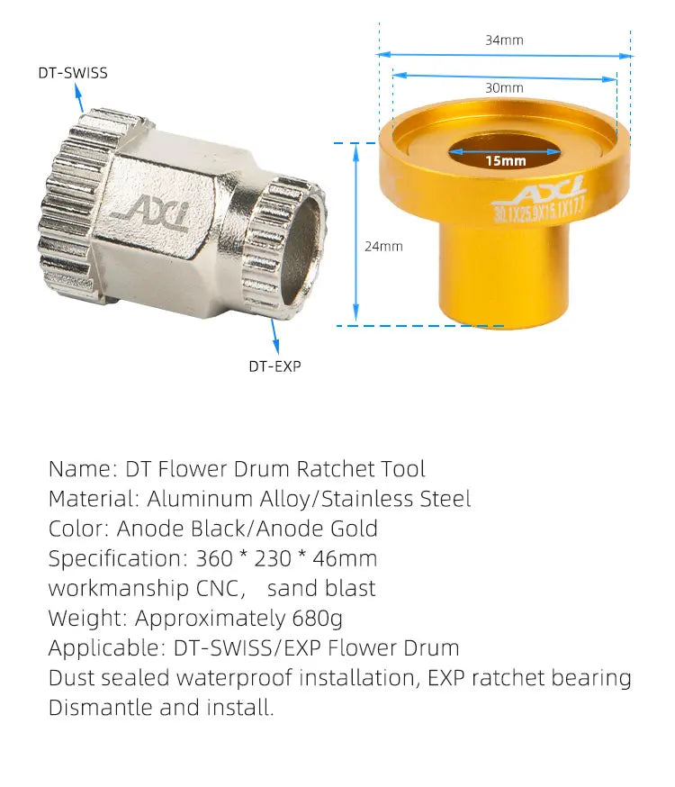 Installation Removal Hub Sealing Ring Hub Ratchet Bearing Tools