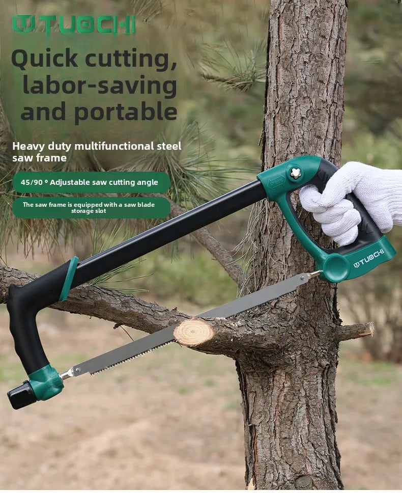 Hacksaw Home Mini Hand Saw, Bow Multipurpose Iron Saw, Rack Woodworking Tools Metal Cutting Small Data