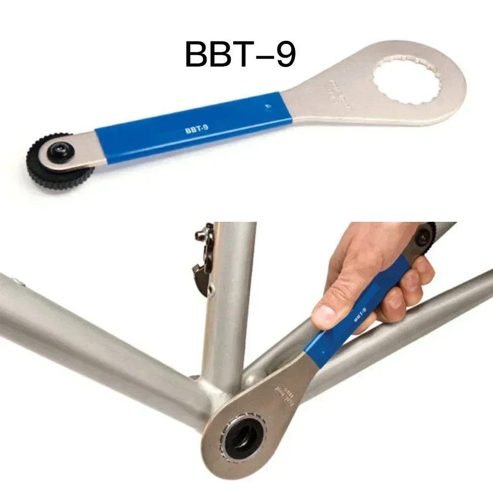 Bicycle disc brake pad correction wrench chain tool pedal wrench crank puller