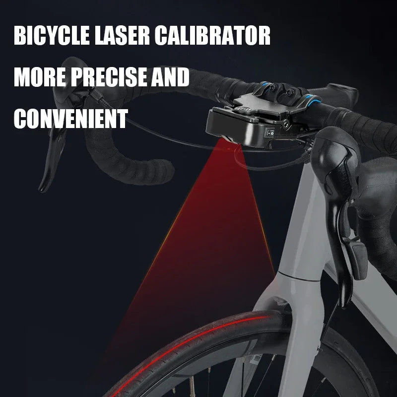 Rechargeable Road Bicycle Laser Calibrator Bicycle handlebar Laser Aligner Easy Adjust Bike Saddle Alignment Tool Repair Tool