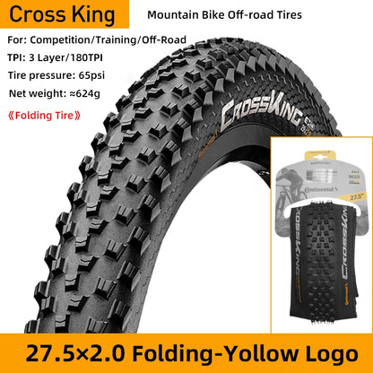 Cross King 27.5x2.0 29x2.0 MTB 29x2.3 Foldable Mountain Bike Tire 180TPI ShieldWall System Bicycle Folding Tyre Tubeless Ready