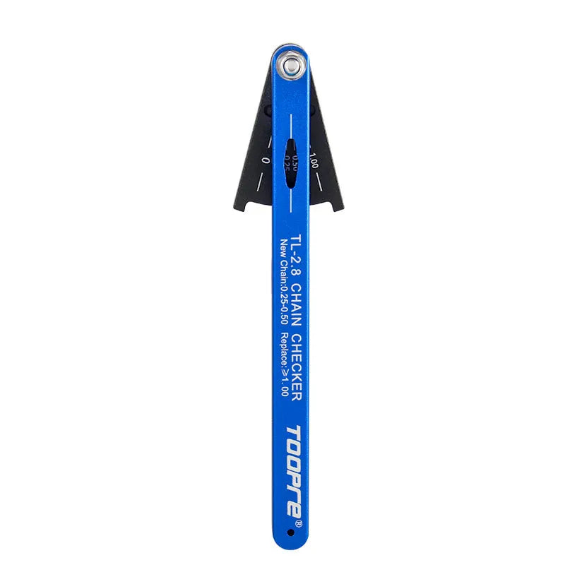 TOOPRE Bicycle Chain Measuring Device Wear Measuring Ruler Mountain Road Bicycle Chain Stretching Detection Tool