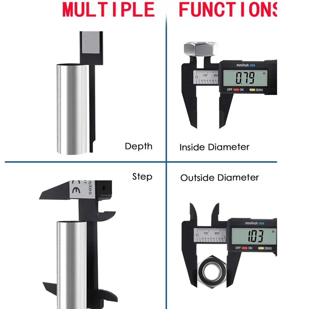 Vernier Digital Caliper Tool Calibrator Pied a Coulisse Inspection Tools Job Measuring Gauging Measurement Analysis Instruments