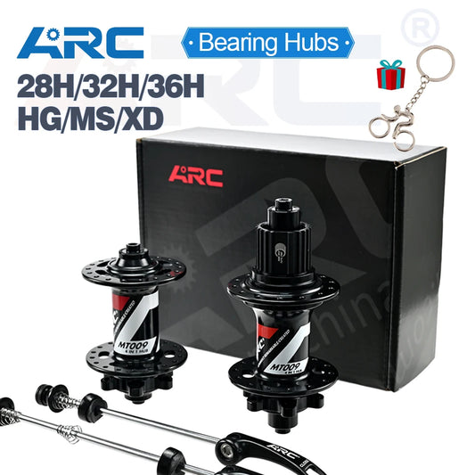 ARC 009 32 Holes 4 Sealed Bearing Hubs HG/XD MS 8 9 10 11 12-speed 6 Claws 114 Clicks