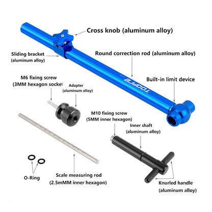 TOOPRE Road Bike Shifter Alignment Tool Bicycle Hand Shift Head Mount Handlebar Height Angle Left Right Symmetrical Adjuster