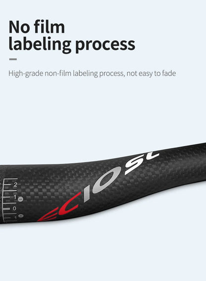 Carbon mountain bike handlebar  MTB 3k 31.8*680 760mm swallow-shaped handlebar