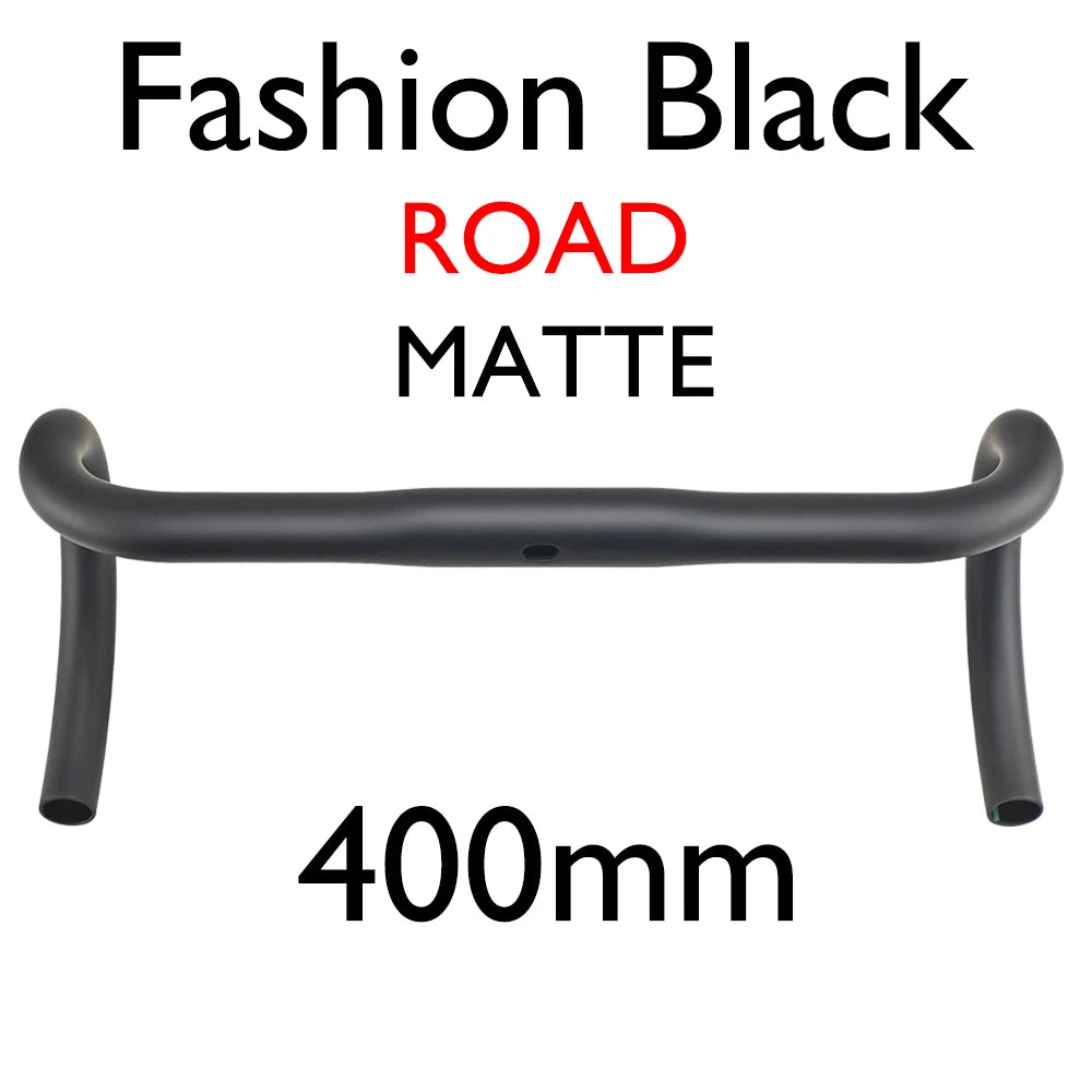 Carbon Fiber Road/Gravel Bike Handlebar, T800 Drop Bar, 380-440mm, 3K, UD